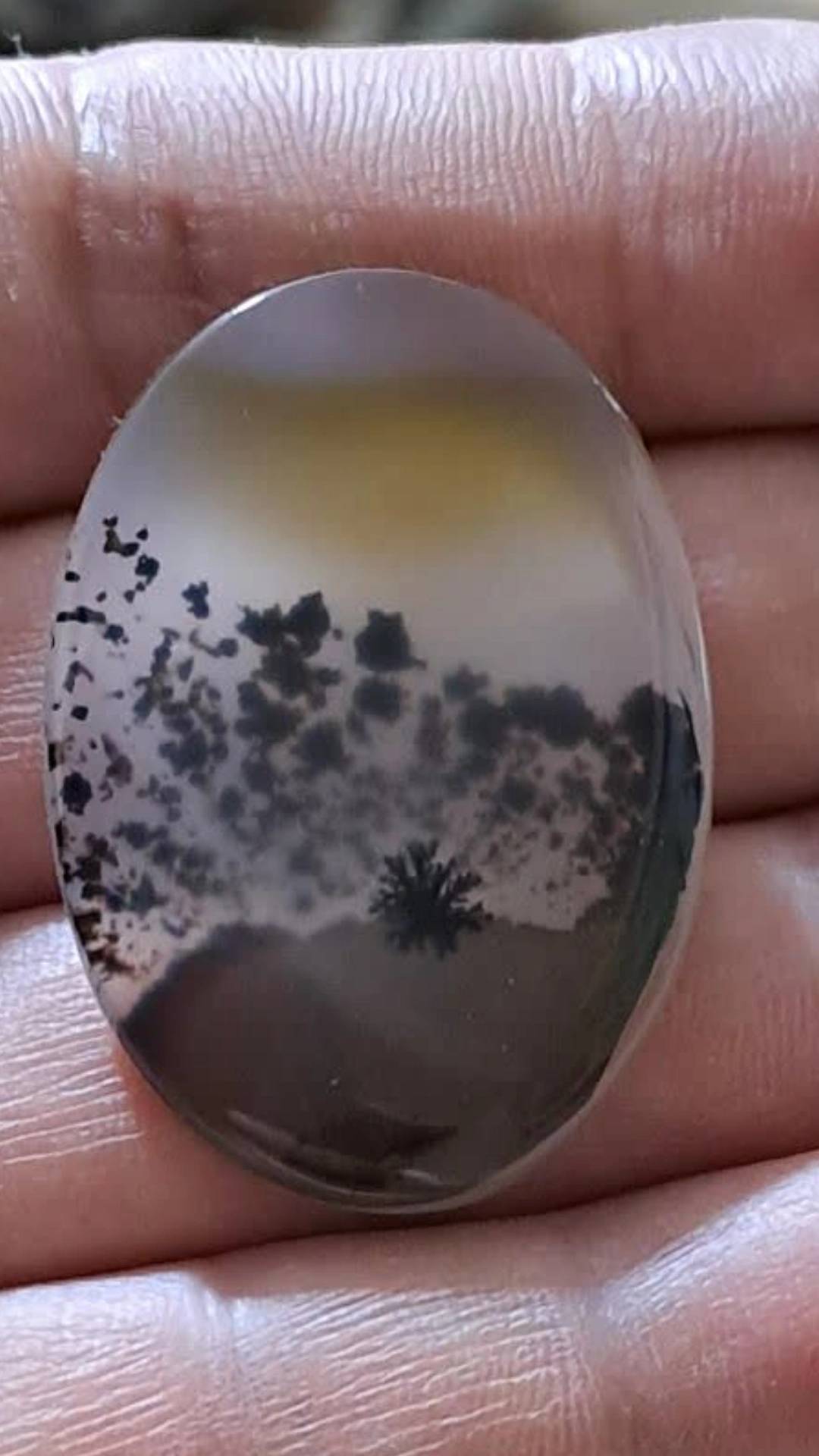 نگین عقیق شجر قائن، کد 696